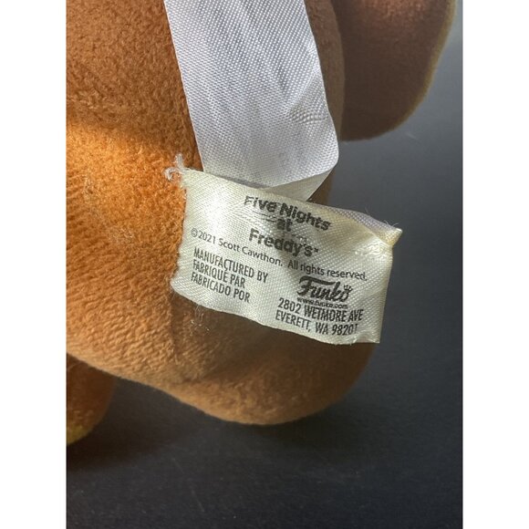 Five Nights At Freddys Freddy Fazbear Plush Toy 8" By Funko - Picture 3 of 5